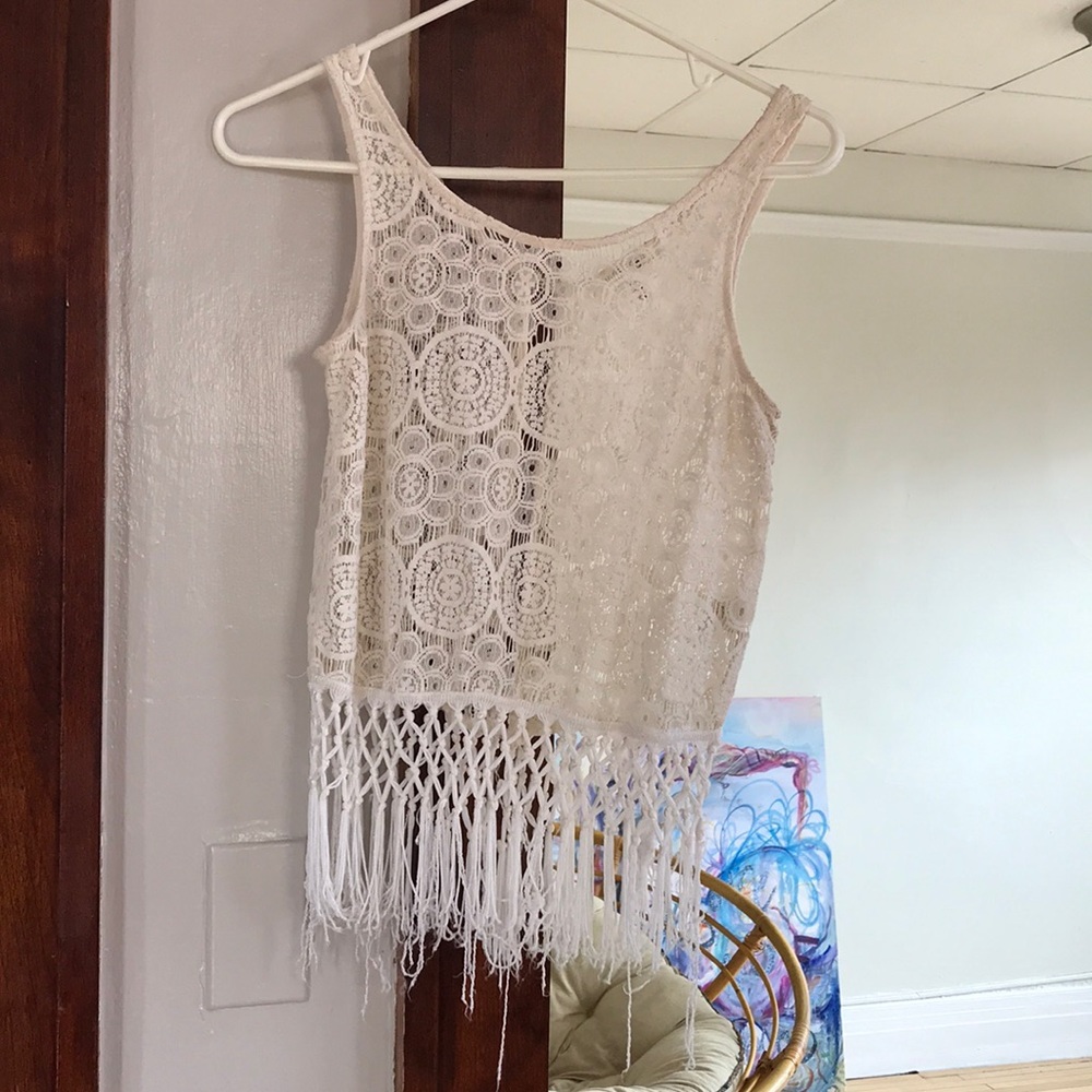 Open back crop top